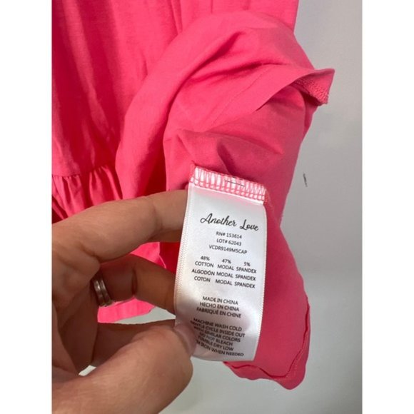 NEW Another Love Florence Tiered Skirt Mini Dress Women's Calypso - Picture 5 of 7